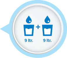 9 litre storage tank water filter