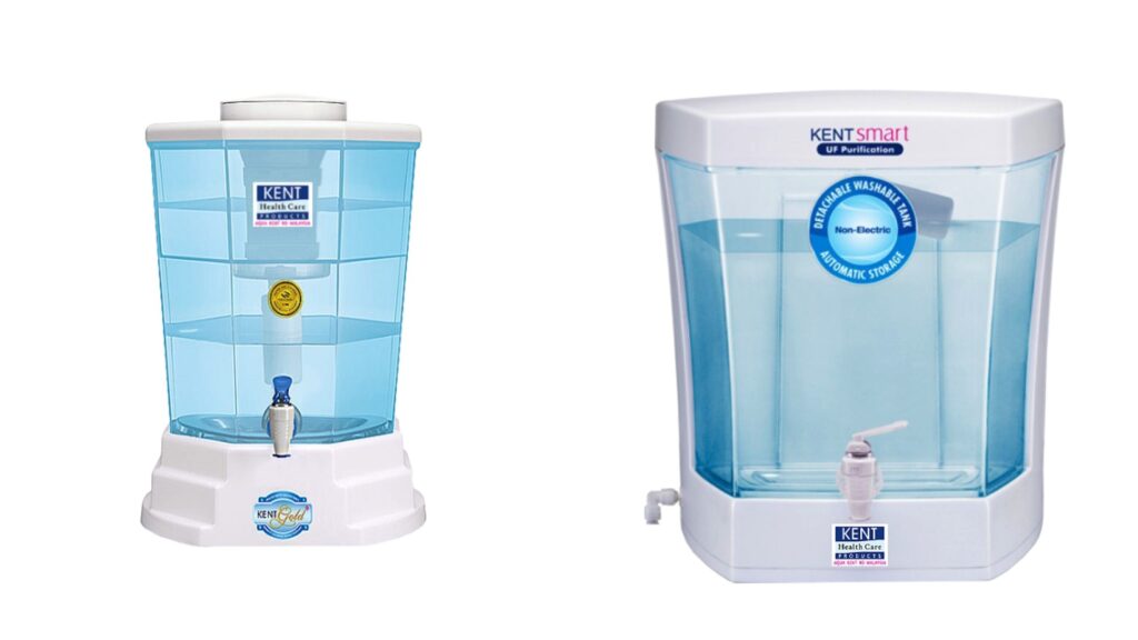 Aqua Kent's Gravity Water Purifiers