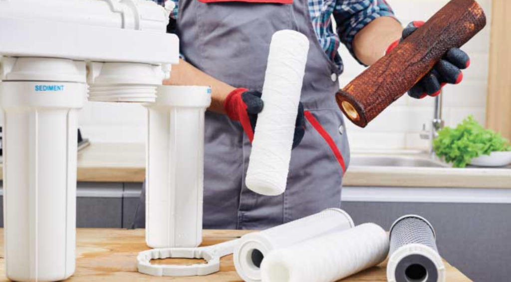 Filter servicing